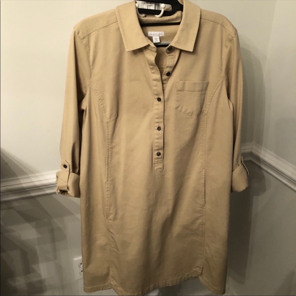 J Jill Live in Chino dress 12 petite
